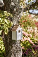 Ib Laursen - Fuglehus hvid, hul Ø32 mm