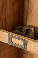 Ib Laursen - væghylde m/12 rum m/forkant UNIKA, 60x60x12cm