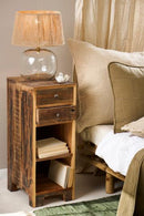 IB Laursen Sidebord UNIKA - Genanvendt Træ med 2 Skuffer og 2 Hylder