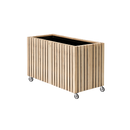 Squarely Copenhagen - GrowLARGE plantekasse 90x45 cm, Ask