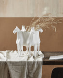 Nordal - ROXA vase – hvid – B42 × H40 cm