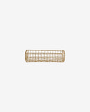 Nordal - NAVITI opbevaringskurv – gylden – L24,5 × B12 × H5,5 cm