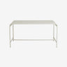 Nordal - BRENTA udendørsbord – elfenben – L152 × B72 × H75 cm