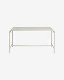 Nordal - BRENTA udendørsbord – elfenben – L152 × B72 × H75 cm