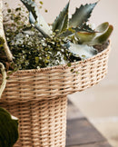 Nordal - LAURIE høj plantekrukke – natur – Ø49 × H40 cm