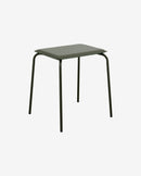 Nordal - ESA taburet – grøn – L45 × B40 × H48 cm