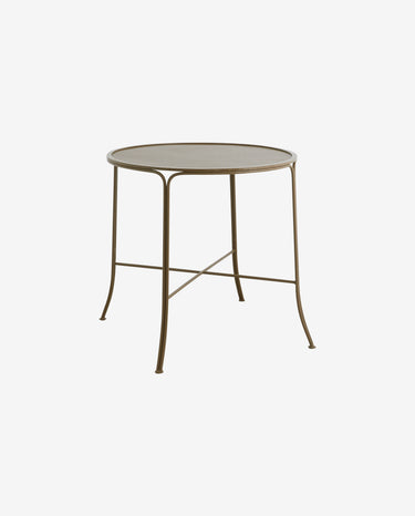 Nordal - OLIVO havebord, ø75 – grøn – Ø75 × H74 cm