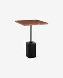 Nordal - CHAO sidebord, marmor – rust – L40 × B40 × H57 cm