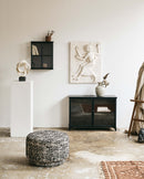 Nordal - BOMU puf - sort/hvid