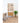 House Nordic - Kyoto Reol, 2 låger, 4 hylder, egefiner, natur, sorte metalben, 80x30x200cm - Bolig og Haven