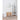 House Nordic - Brisbane Smalt Vitrineskab, Hvid, 40×35×140 cm - Bolig og Haven