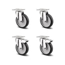 Squarely Copenhagen - Hjul til GrowBIG plantekasse 4 stk.