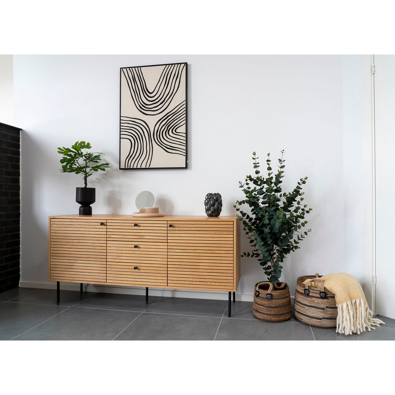 House Nordic - Kyoto Skænk, egefiner, B150xD40xH74 cm