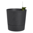 Elho - Krukke Greensense Aqua Care mørkegrå, 3 størrelser m. hjul