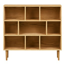 House Nordic - Oshawa bogreol – Eg/Egefiner, natur – 30×112×104,5 cm