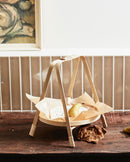 Nordal - PULA bakke, 1 hylde - bambus