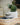 Nordal - AOBA krukke, M, cement – hvid – Ø19 × H13 cm