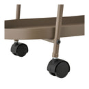 House Nordic - Empoli Barvogn – 2 Hylder – Brun Stål – 27,5 x 60 x 64 cm