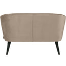 SARA SMALL SOFA VELVET KHAKI