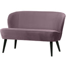 SARA SMALL SOFA VELVET WARM LILAC
