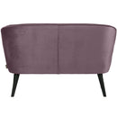 SARA SMALL SOFA VELVET WARM LILAC