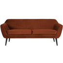 ROCCO SOFA187 CM VELVET RUST BROWN