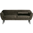 ROCCO SOFA 187 CM VELVET WARM GREEN