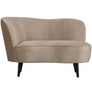 SARA LOUNGE ARMCHAIR LEFT VELVET KHAKI