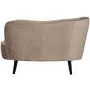 SARA LOUNGE ARMCHAIR LEFT VELVET KHAKI