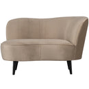 SARA LOUNGE ARMCHAIR RIGHT VELVET KHAKI