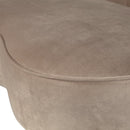 SARA LOUNGE ARMCHAIR RIGHT VELVET KHAKI