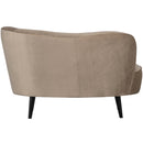 SARA LOUNGE ARMCHAIR RIGHT VELVET KHAKI