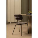LINK DINING CHAIR BROWN/GREY