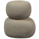 ODA SIDE TABLE CONCRETE LOOK GREEN/GREY