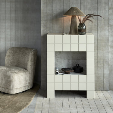 ATTY SWIVEL ARMCHAIR VELVET SAND