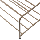 JOSSE SHOE RACK METAL MILITARY BROWN