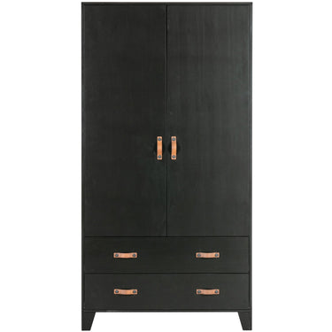 DIAN WARDROBE CABINET PINE BLACK [fsc]