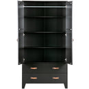 DIAN WARDROBE CABINET PINE BLACK [fsc]