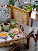 Creative Collection Todi Kurv, Natur, Palm Leaf, sæt af 2 stk.