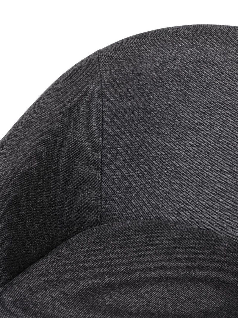 Easton Spisebordsstol, Mørkegrå, 57x59x80 cm, Sæt af 2