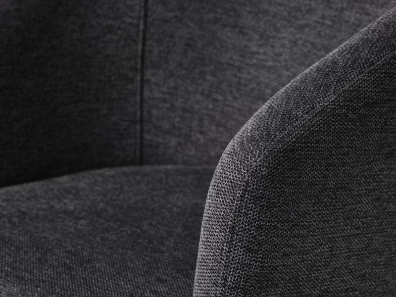 Easton Spisebordsstol, Mørkegrå, 57x59x80 cm, Sæt af 2