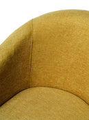 Easton Spisebordsstol, Sennepsgul, 57x59x80 cm, Sæt af 2