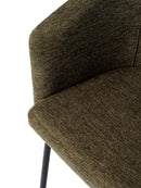 Easton Spisebordsstol, Olivengrøn, 57x59x80 cm, Sæt af 2