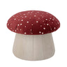 Bloomingville MINI Lue Puf, Rød, Polyester - Bolig og Haven