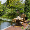 West loungestol til haven – honninggul - Bolig og Haven