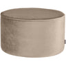 SARA PUF LOW 36xO60 CM VELVET KHAKI