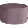 SARA PUF LOW VELVET 36xO60 CM WARM LILAC
