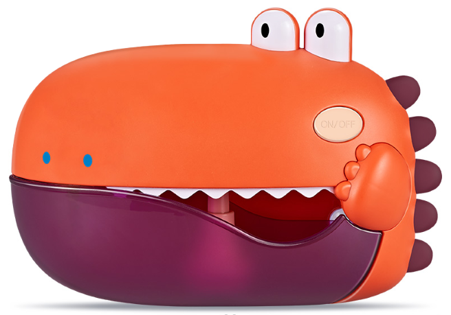 Magni - Dino skummaskine, orange L22 cm