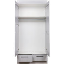 CONNECT 2-DOORS - DRAWER - STRIP DOORS CONCRETE GREY [fsc]