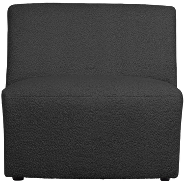COCO 1-SEATER ELEMENT BOUCLE DARK GREY